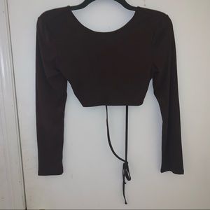 Backless Crop Top